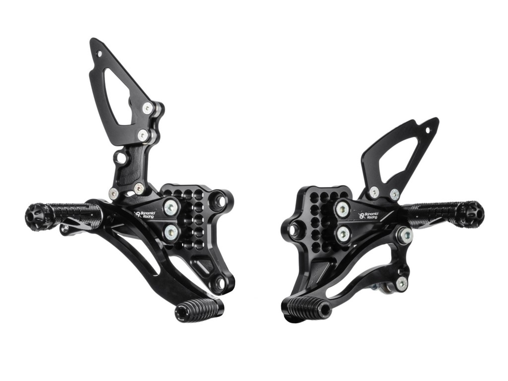 Bonamici Racing Aluminium Rearsets for the Yamaha YZF-R25 2015-2022 / YZF-R3 2015-2023 Bonamici Racing Aluminium Rearsets for the Yamaha YZF-R25 2015-2022 / YZF-R3 2015-2023